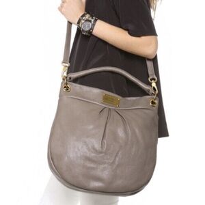 MARC BY MARC JACOBS TAN LEATHER CLASSIC Q HILLIER HOBO